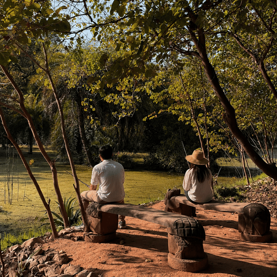Fishing at the stream -Surya Bagh-Experiences
