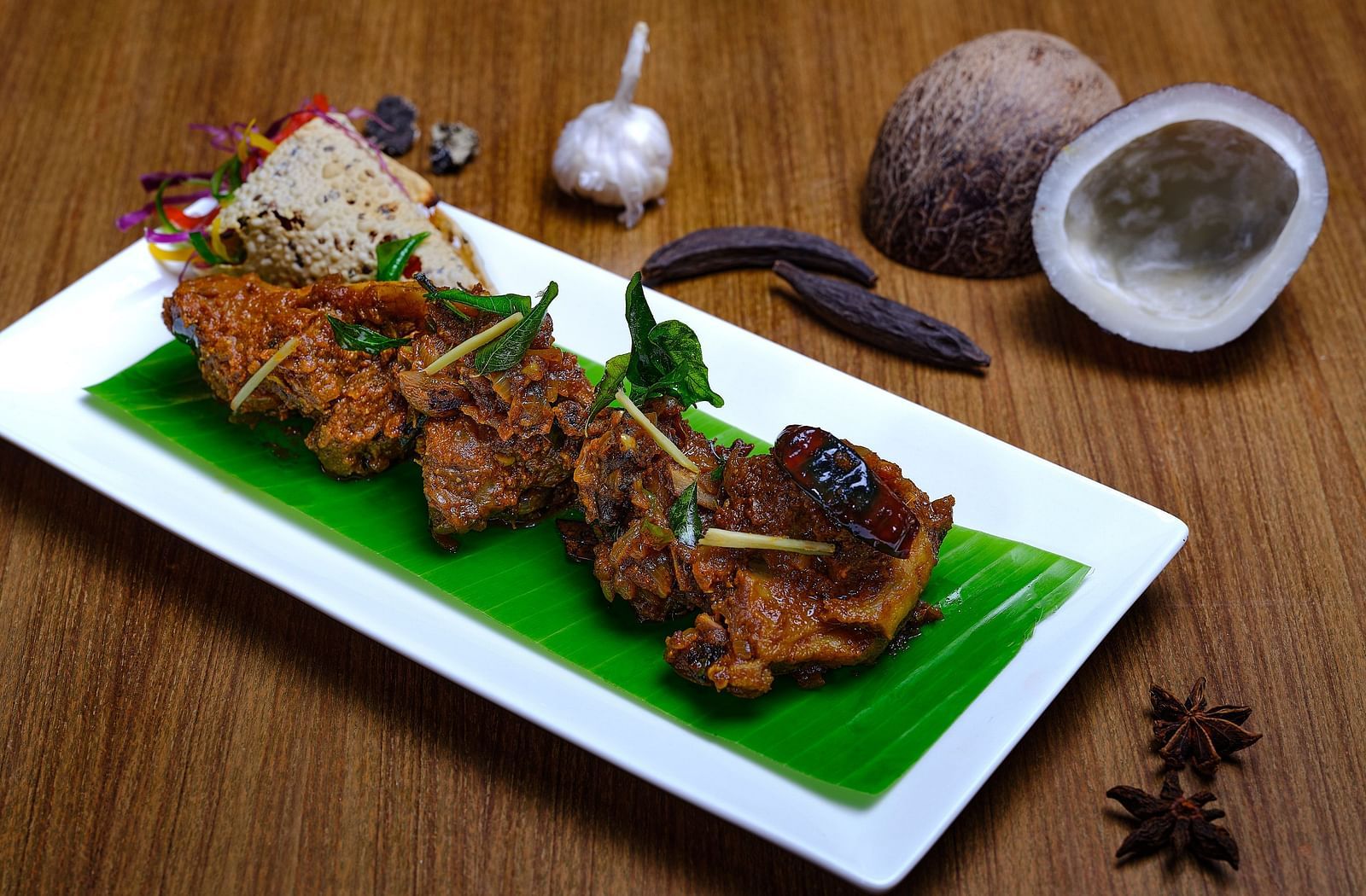 A non-veg appetizer served at Essentia Premier Hotel, Chennai