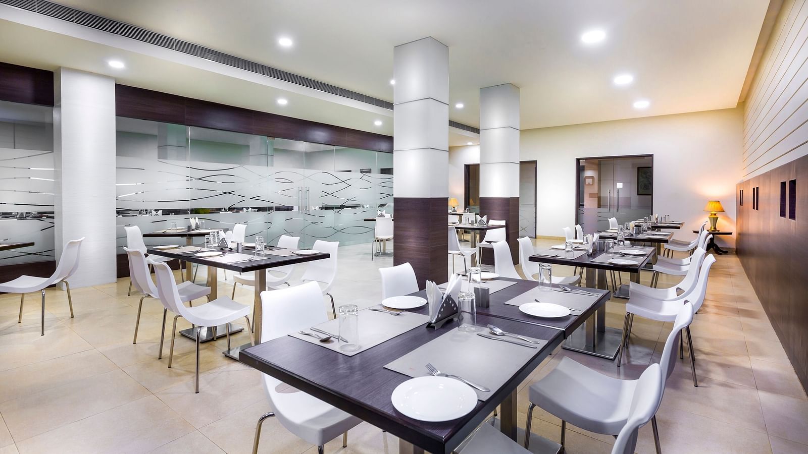 An image of a dining of Amudham Restaurant at Regency Tiruttani by GRT Hotels.