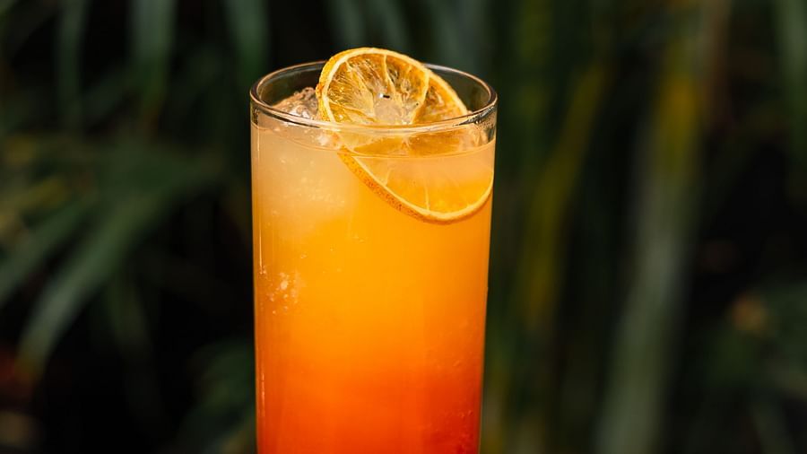 Close up shot of a drink at Royale Amata - By the Beach.