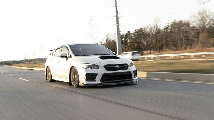 car on road