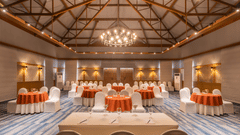 interior of villa arossim - venues for meetings in goa