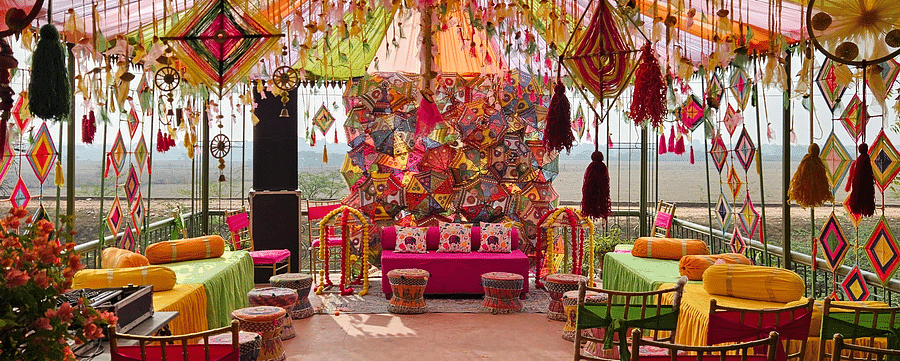 Mehndi at Upper Deck - Best Destination Wedding Resorts in Jaipur