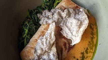 A delicacy at the chefs table dinner at The Nanee
