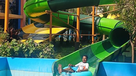 Picture featuring a water slide, Black Thunder - Water theme Park