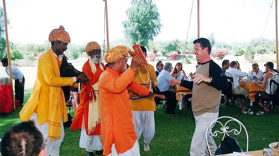Local Musicians at Umaid Palace Hotel Kalakho Dausa Rajasthan