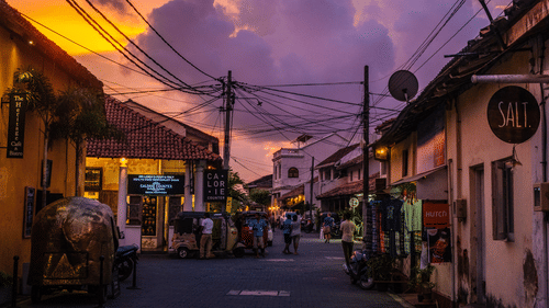 marketplace in Galle 