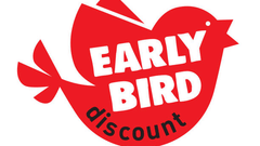 A banner of our Early-Bird offer 4