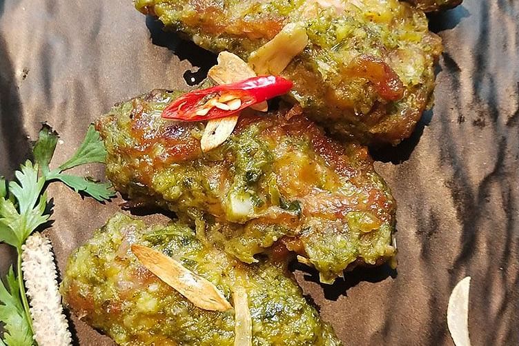 alt-text Naga chilli chicken wings offered at Ginger, a restaurant in Shillong