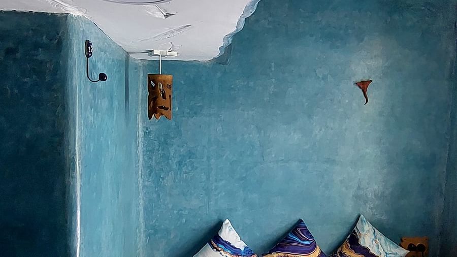 A diwan in a room | Matsya Island Retreat
