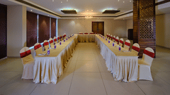 Pride Biznotel Manjusar - Chancery banquet hall with u-shaped seating