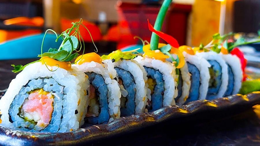 Sushi served at Asiatic Lounge in Kenya