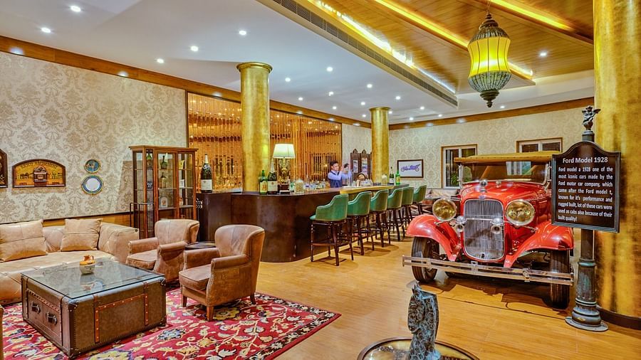 indoor seating space at the bar - Mayfair Tea Resort, Siliguri  0
