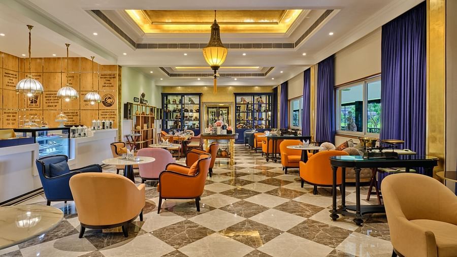 indoor seating space at the lounge - Mayfair Tea Resort, Siliguri 000