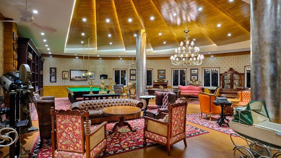 the indoor seating space at the director's lounge - Mayfair Tea Resort, Siliguri 