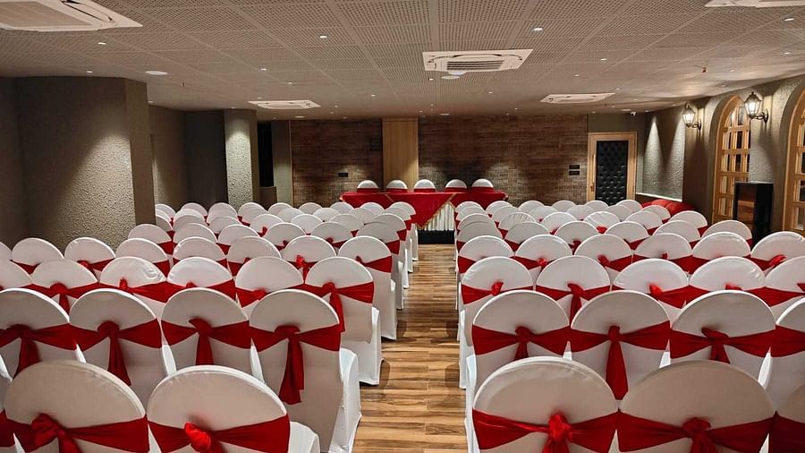 Seating arrangements inside Selara - The Cindrella Hotel, Siliguri