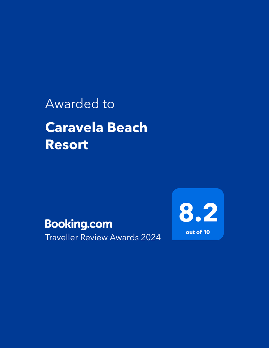 BookingDotCom certificate - Caravela Beach Resort Goa