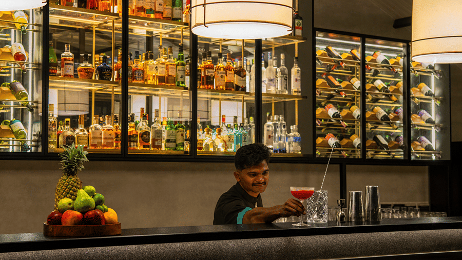 A cocktail in Abov