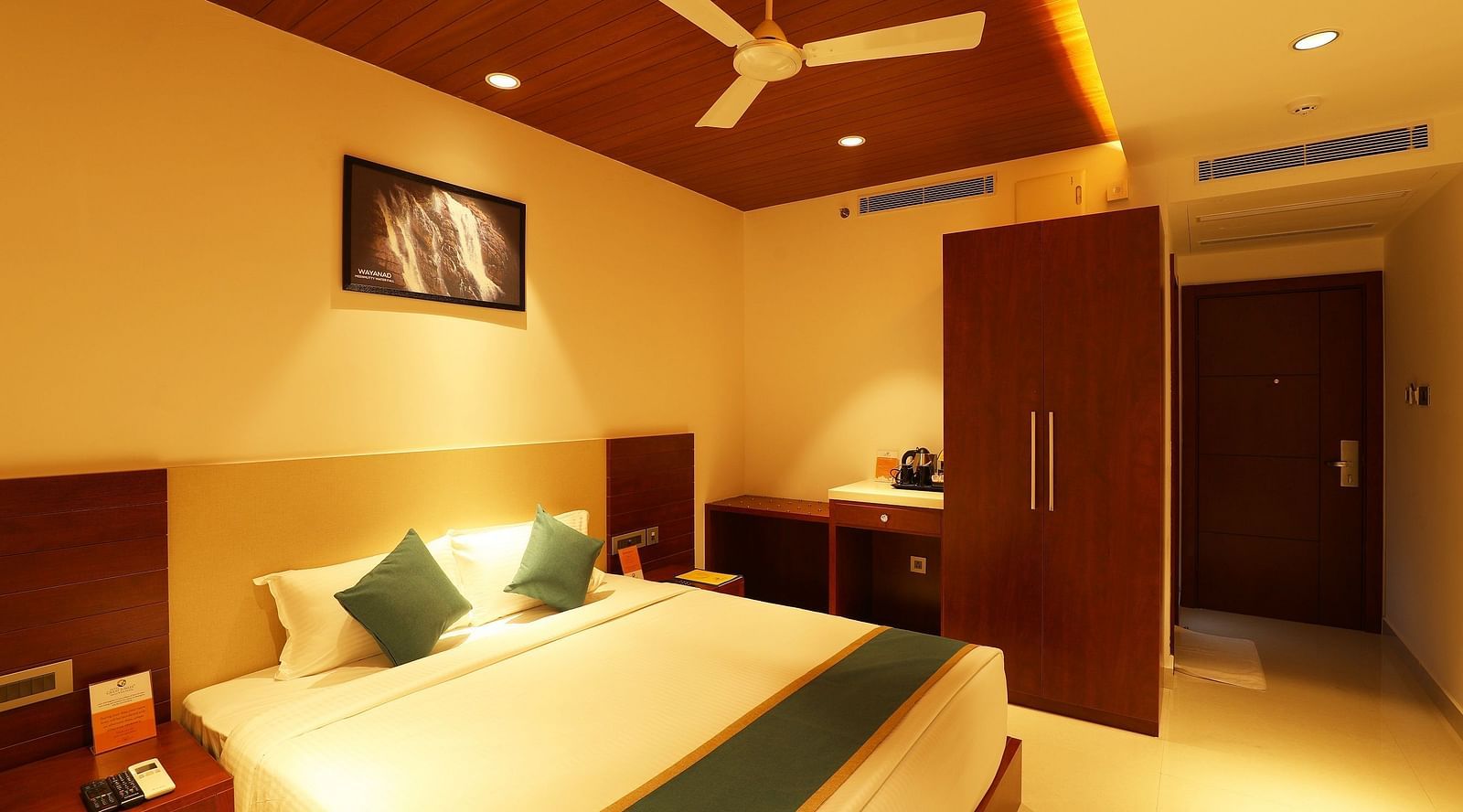 a bed placed at Bliss Room at Mesta Hotel