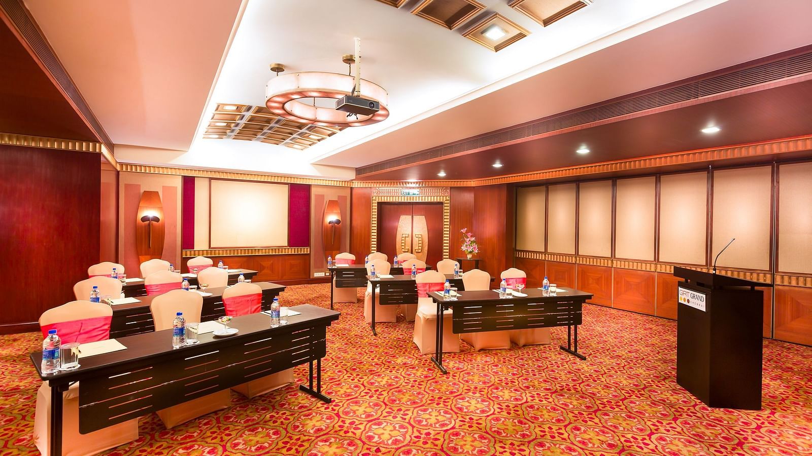 Convention centre seating at Grand Chennai By GRT Hotels. - best conference halls in Chennai