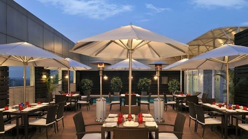 Pool side at Hotel Park Plaza, Faridabad - A Carlson Brand Managed by Sarovar Hotels, Hotels in Faridabad