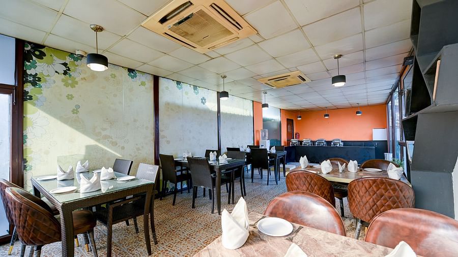 view of the restaurant at The Pamposh, New Delhi