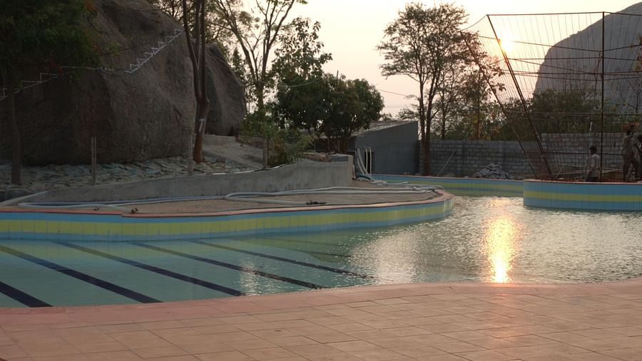 Hill View Resorts Ramanagara Swimming Pool at Rotary Hill View Resort near Bangalore 1