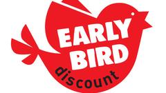 A banner of our Early-Bird offer 4
