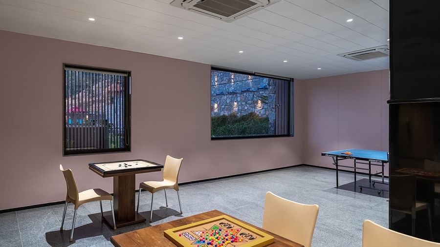 view of the activity room at Stone Wood Hotel, Kumbhalgarh