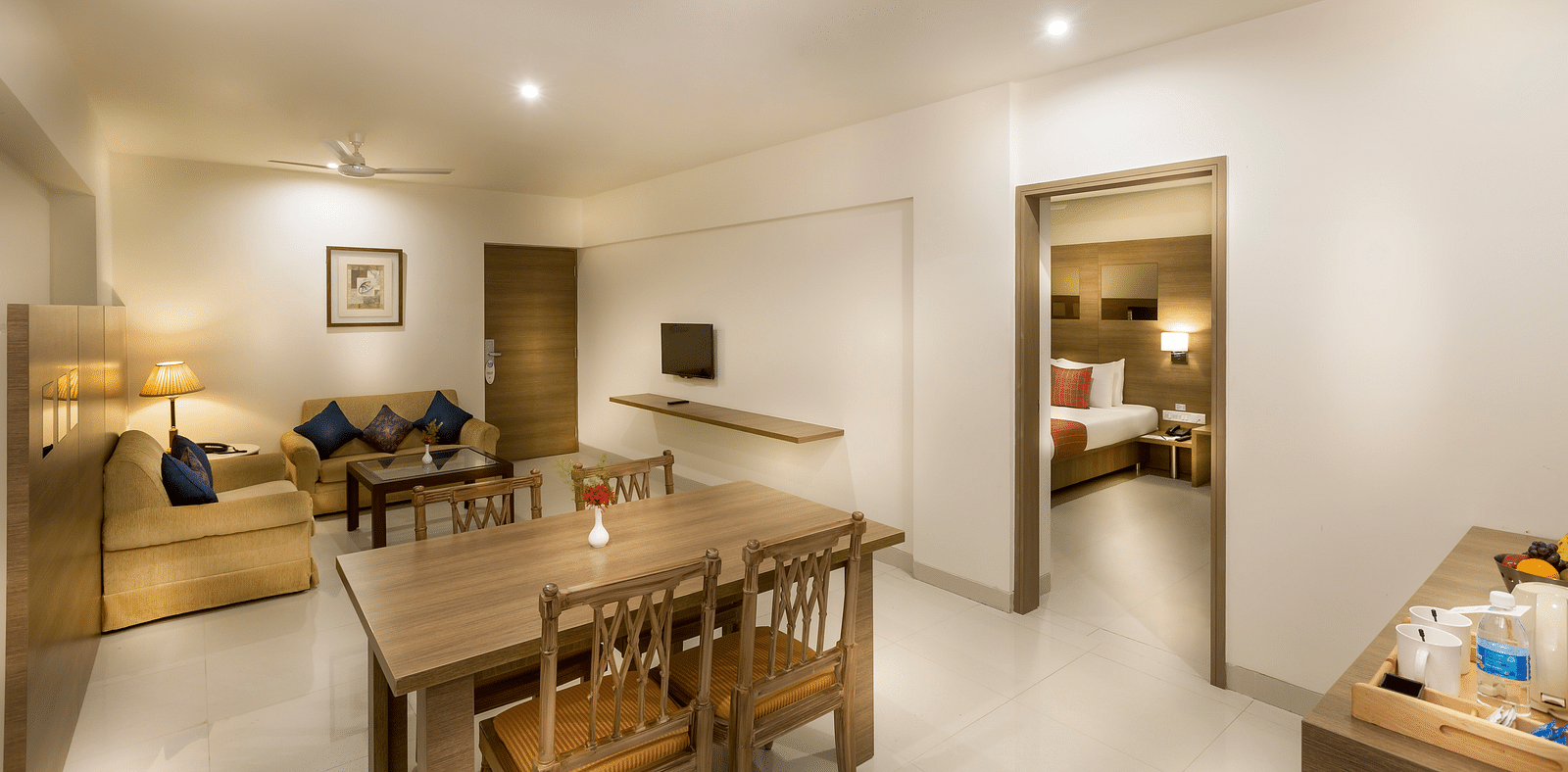 An image of a dining of a restaurant at Regency Tiruttani by GRT Hotels.