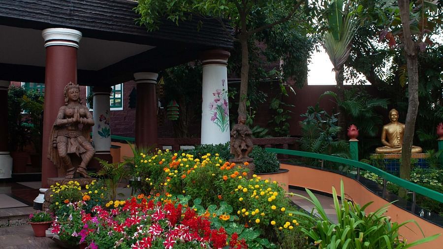 the external facade of the resort - Mayfair Heritage Puri