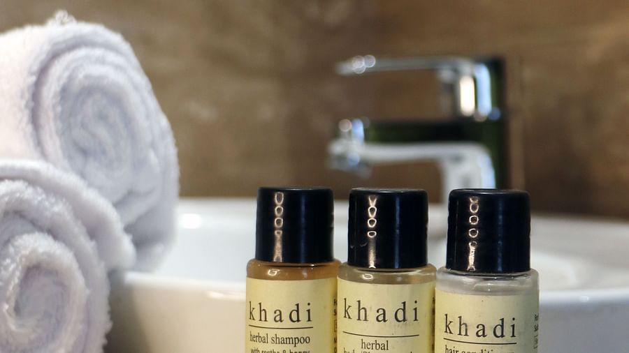 toiletries in rooms at theory9 bandra