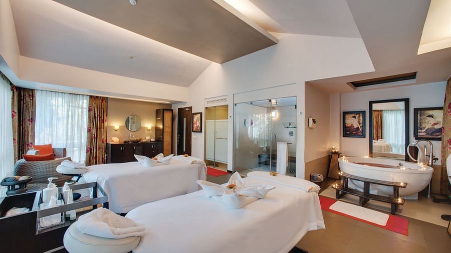 massage beds in the therapy room -  Mayfair Spa Resort & Casino Gangtok  2