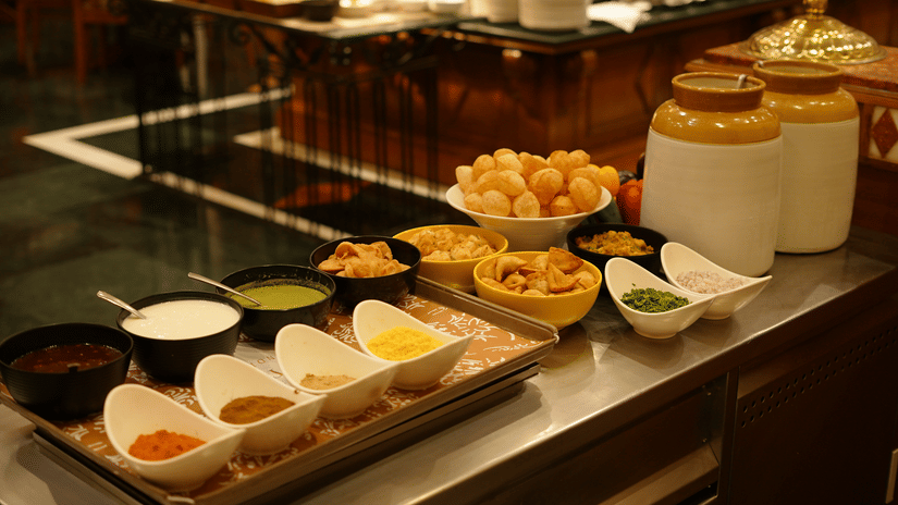 Mango Pani Puri at Jacaranda - The Ummed Ahmedabad