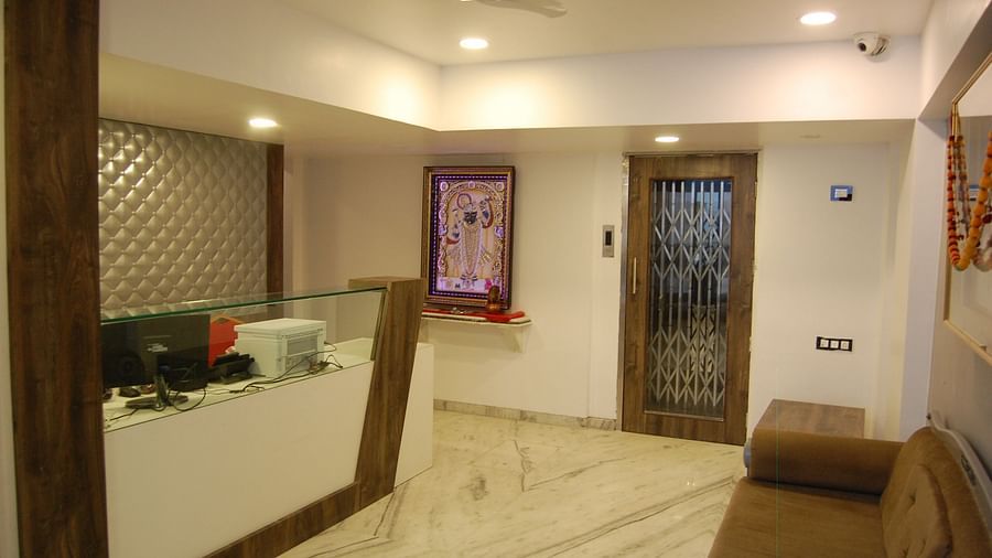 Sanmukh by Adamo - view of the reception area of our hotel in Nathdwara
