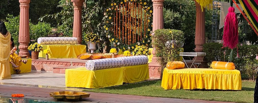 Poolside Haldi - Best Destination Wedding Resorts in Jaipur.jpg