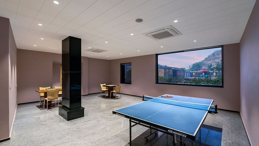 view of the activity room at Stone Wood Hotel, Kumbhalgarh