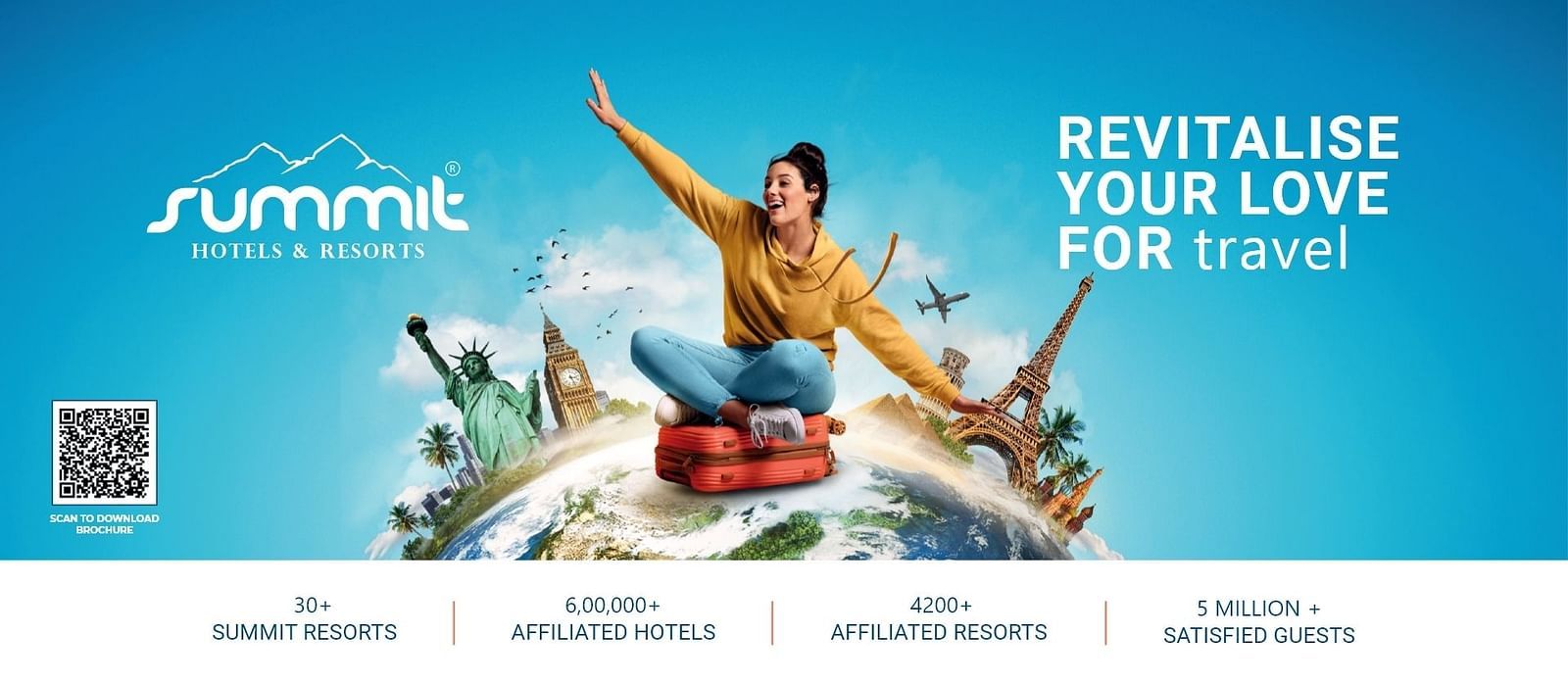 hero image of the offers banner by the summit hotels and resorts 