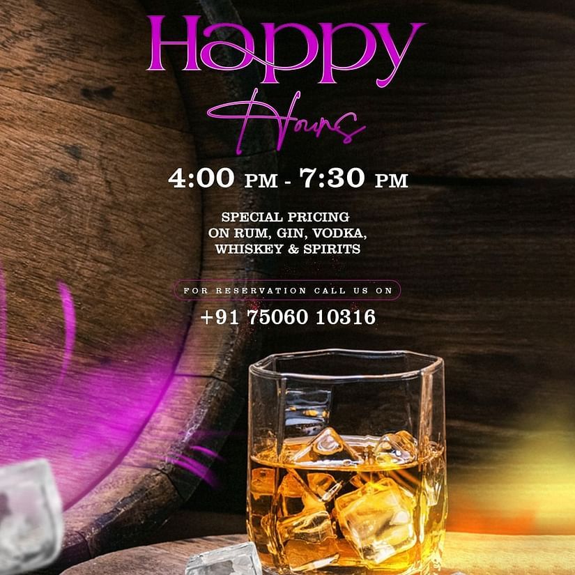 Happy Hours Offer at Orchid hotel Mumbai vile parle