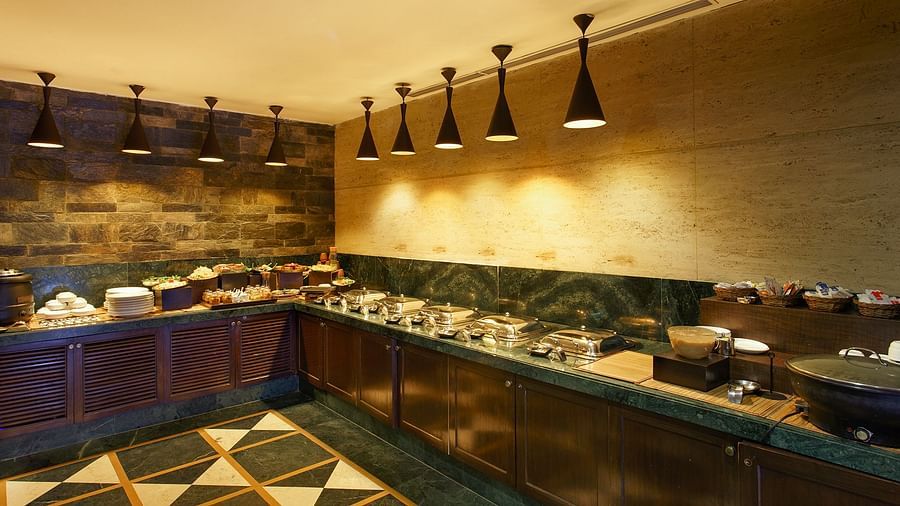 Multi-Cuisine Restaurant in Rishikesh Annapurna with a buffet setting - Ganga Lahari, Haridwar