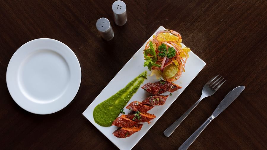 an beautifully platted dish