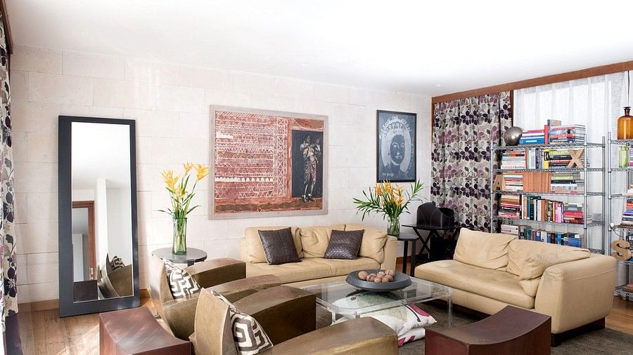 fully furnished living room