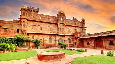 A facade image of Fort Pokaran