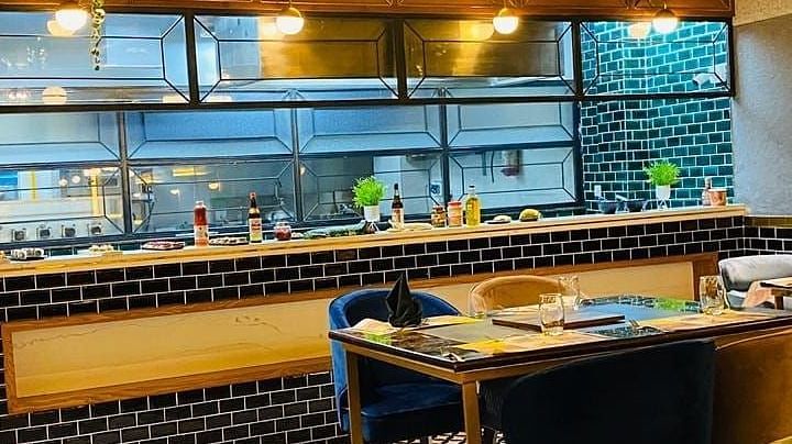 An image of a barbecue grill corner at Themis Barbecue House, Paipat