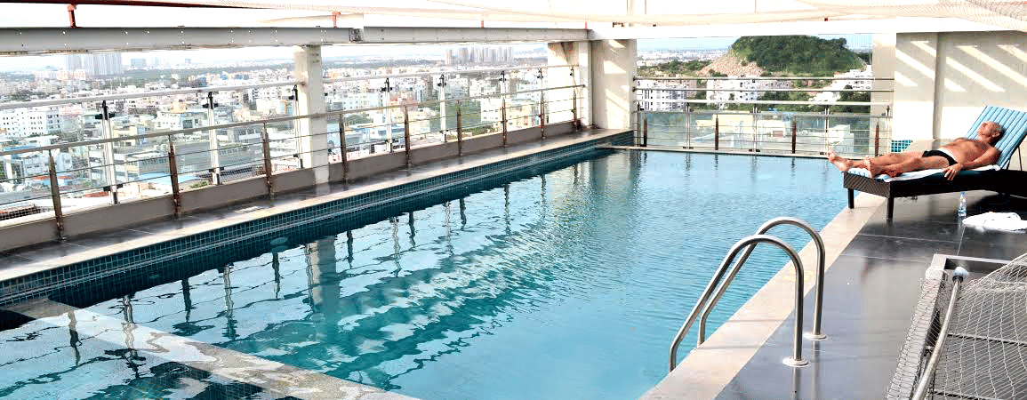 Swimming pool at Daspalla Hotel Hyderabad 1 c7xmzv