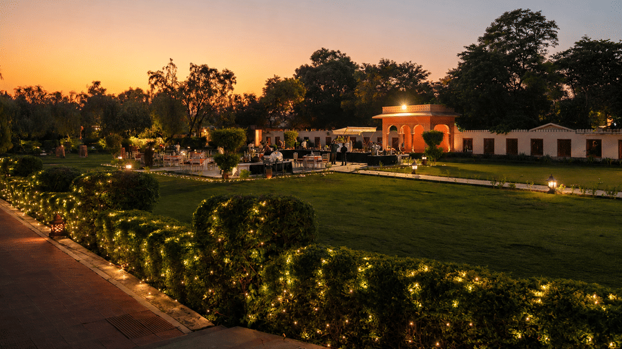Outdoor Dinner at the lawns-Umaid Palace Dausa-4