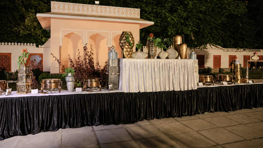 Outdoor Dinner at the lawns-Umaid Palace Dausa-1
