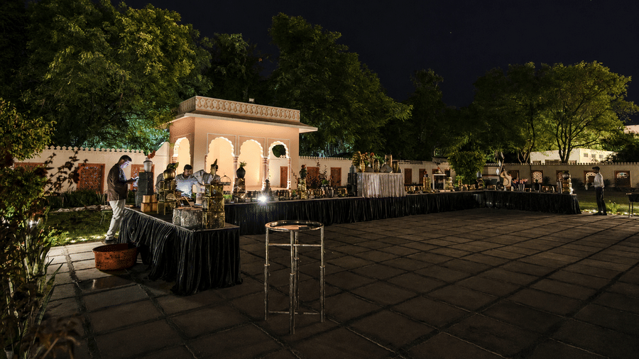 Outdoor Dinner at the lawns-Umaid Palace Dausa-2