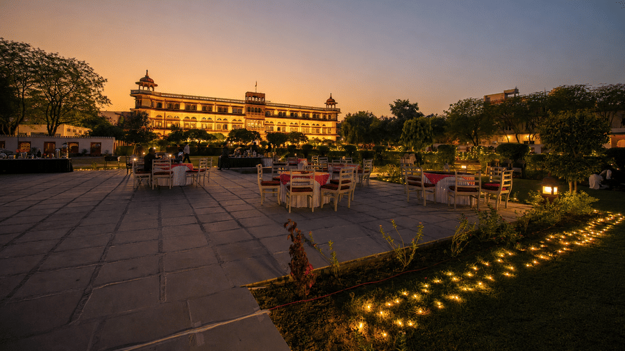 Outdoor Dinner at the lawns-Umaid Palace Dausa-3