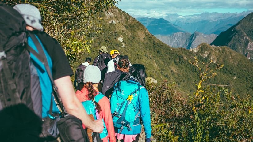 People Trekking in  Nainital